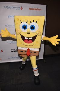 NEW YORK, NY - APRIL 08: SpongeBob SquarePants attends T.J. Martell Foundation's 17th Annual New York Family Day at PlayStation Theater on April 8, 2018 in New York City. (Photo by Bryan Bedder/Getty Images for T.J. Martell Foundation)