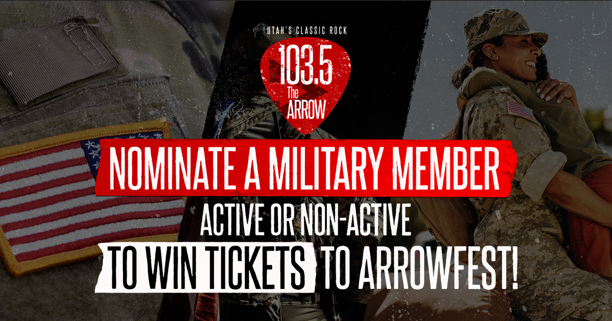 Nominate a military member to win tickets to Arrowfest